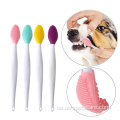 weiche Zahnbürste Reinigung Pinsel Haustier Zahnbürste für Hund